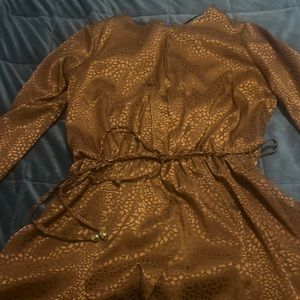 Brownish fall dress